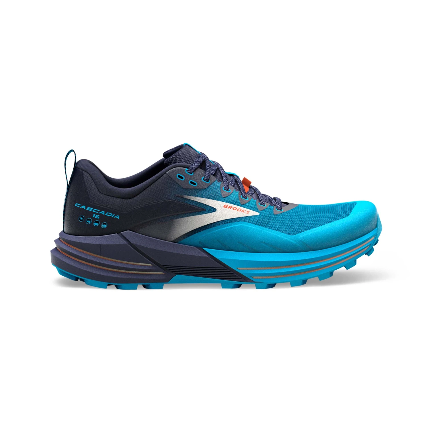 Brooks | Men's Cascadia 16 Running Shoes - Peacoat 3 Brooks | Men's Cascadia 16 Running Shoes - Peacoat