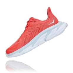 Hoka One One Hoka | Women's Clifton Edge Running Shoes - Hot Coral -Nike Store 1110511HCWH F hoka cliftonedge leftangle