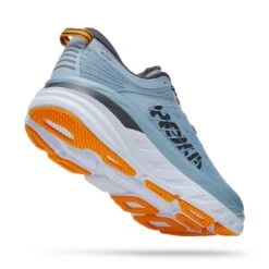 Hoka One One Hoka | Men's Bondi 7 Running Shoes - Blue Fog -Nike Store 1110518BFCS M hoka bondi7 back