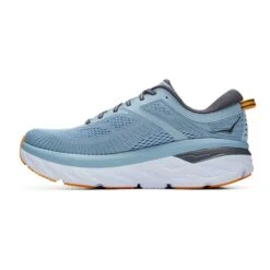 Hoka One One Hoka | Men's Bondi 7 Running Shoes - Blue Fog -Nike Store 1110518BFCS M hoka bondi7 left