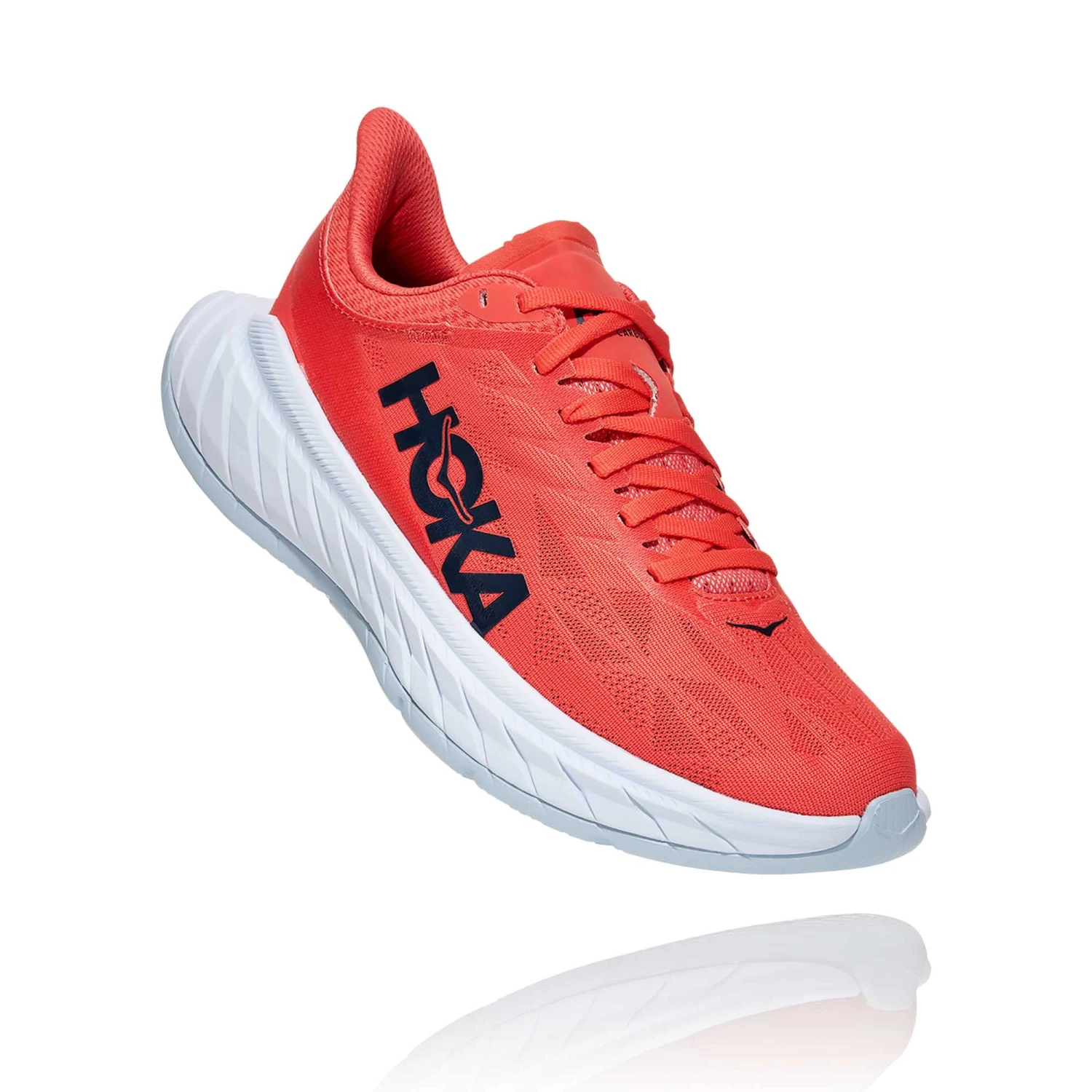 Hoka One One Hoka | Women's Carbon X 2 Running Shoes - Hot Coral 6 Hoka One One Hoka | Women's Carbon X 2 Running Shoes - Hot Coral - Image 4