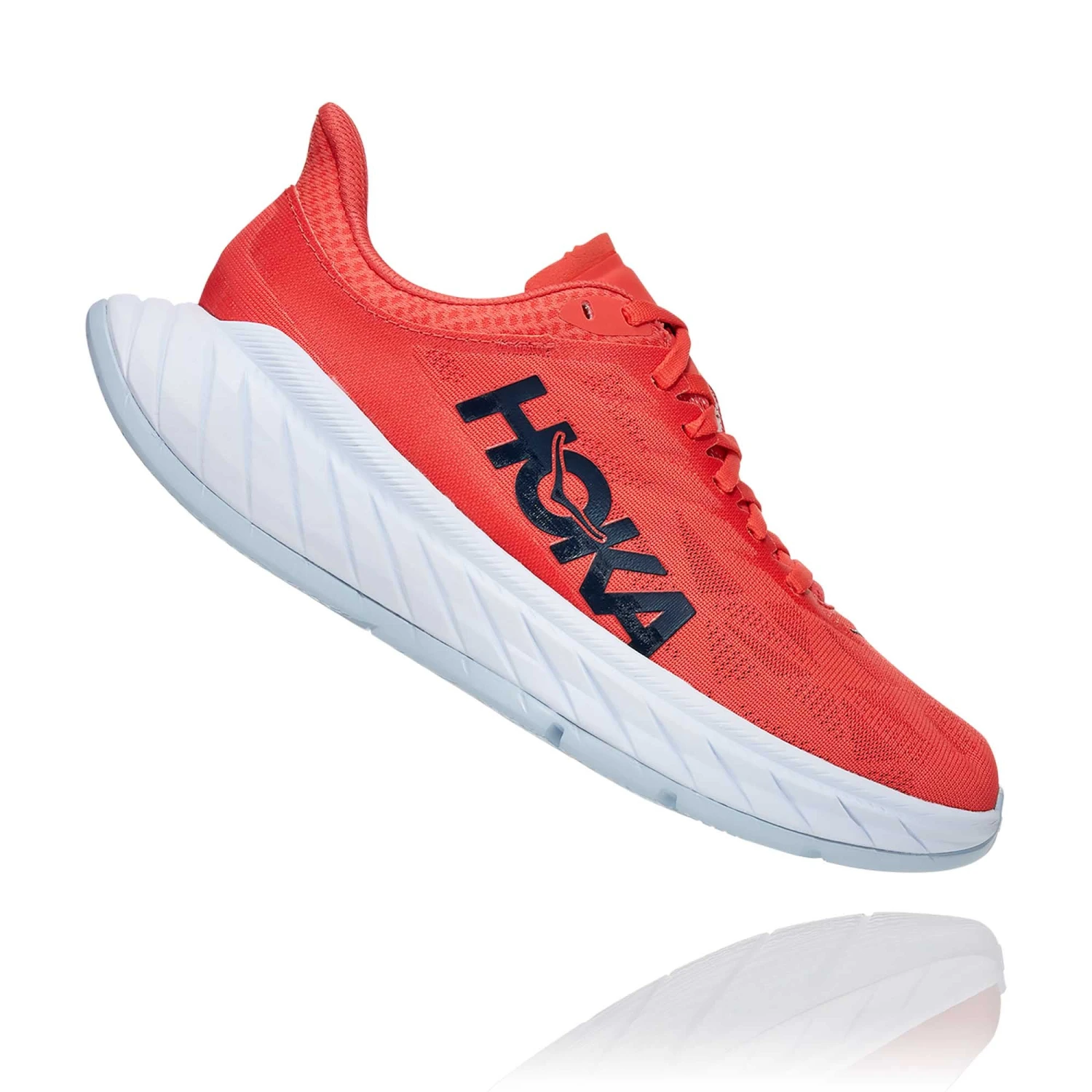 Hoka One One Hoka | Women's Carbon X 2 Running Shoes - Hot Coral 8 Hoka One One Hoka | Women's Carbon X 2 Running Shoes - Hot Coral - Image 6
