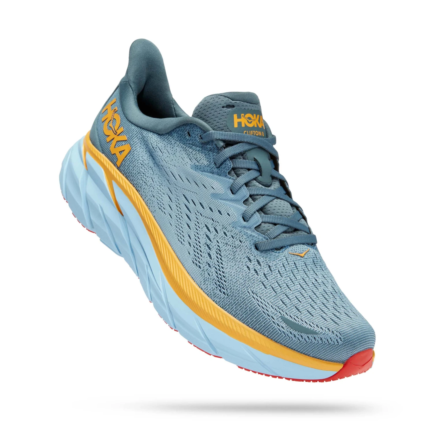 Hoka One One Hoka | Men's Clifton 8 Running Shoes - Goblin Blue 4 Hoka One One Hoka | Men's Clifton 8 Running Shoes - Goblin Blue - Image 2