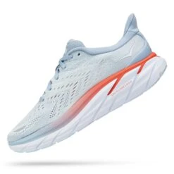 Hoka One One Hoka | Women's Clifton 8 Running Shoes - Blue Fog -Nike Store 1119394BFPA F hoka clifton8 leftangle