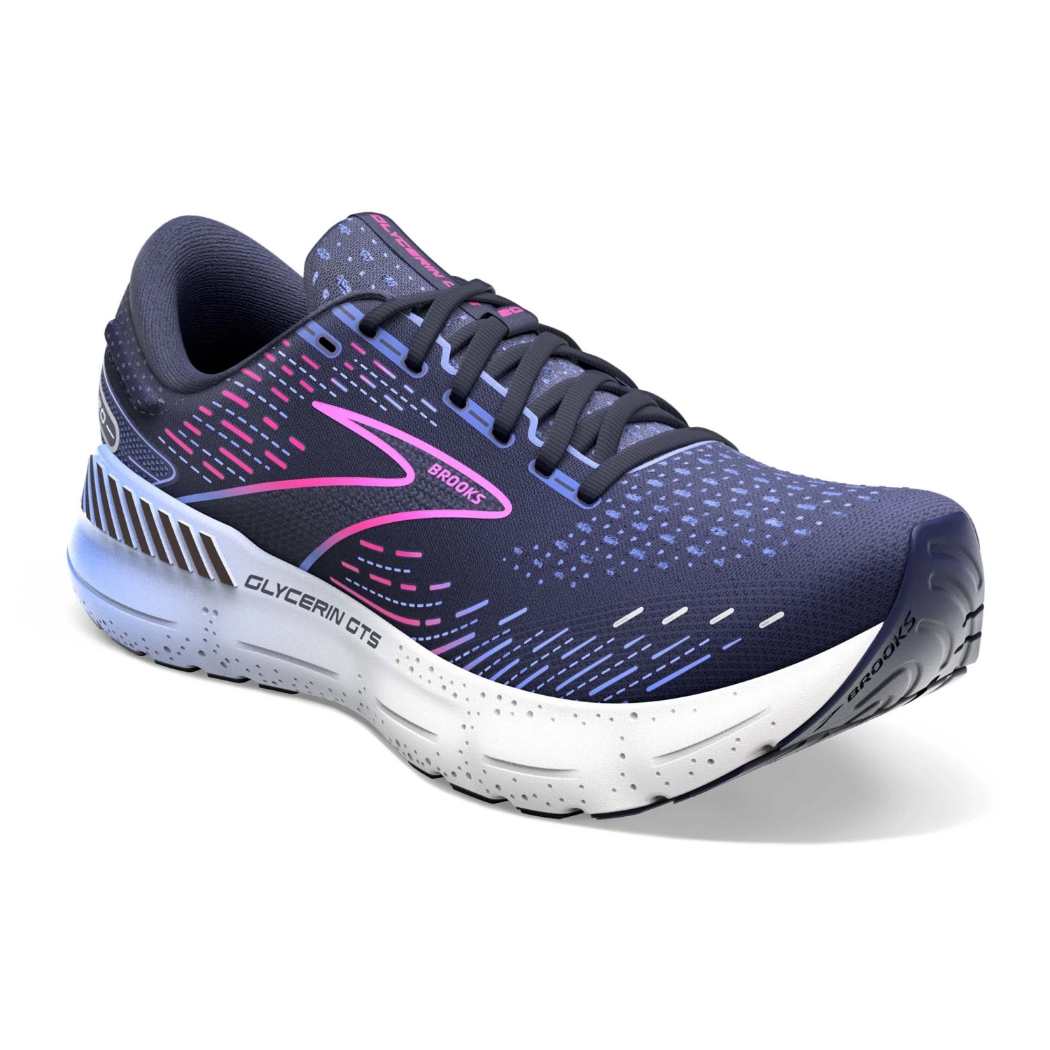 Brooks | Women's Glycerin GTS 20 Running Shoes - Peacoat 4 Brooks | Women's Glycerin GTS 20 Running Shoes - Peacoat - Image 2