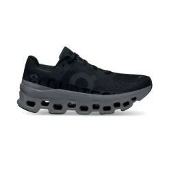 On | Women's Cloudmonster Running Shoes - Black