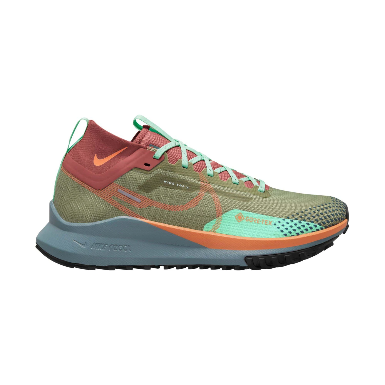 Nike | Men's React Pegasus Trail 4 GORE-TEX Running Shoes - Alligator 3 Nike | Men's React Pegasus Trail 4 GORE-TEX Running Shoes - Alligator