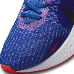 Nike | Women's React Infinity Run Flyknit 3 Running Shoes - Racer Blue -Nike Store DZ3016 400 W Nike ReactInfinityRunFlyknit3 toe