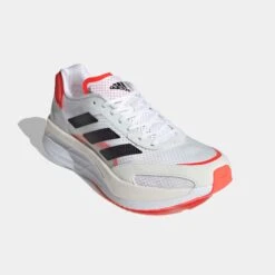 Adidas | Men's Adizero Boston 10 Running Shoes - Footwear White -Nike Store FY4079 M adidas adizeroboston10 front