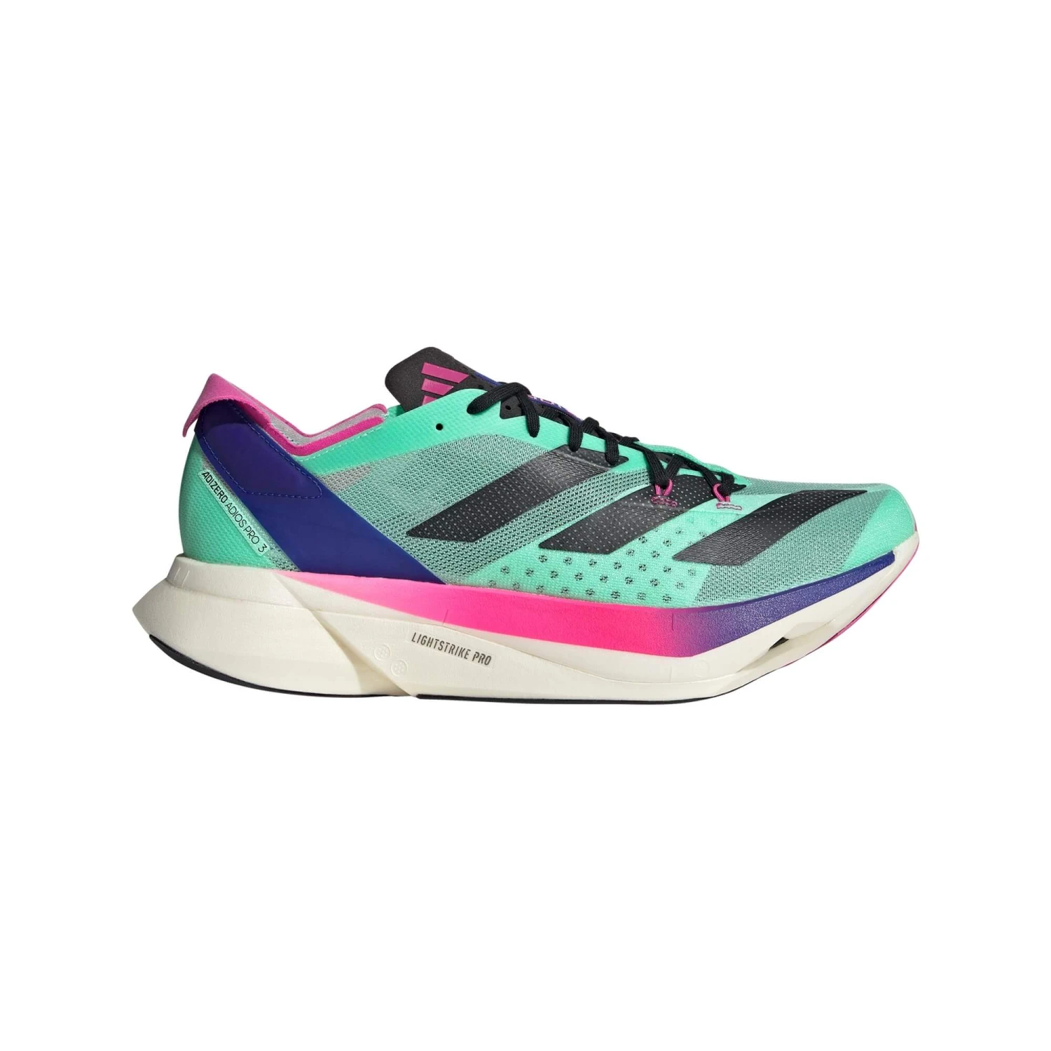 Adidas | Unisex Adizero Adios Pro 3 Running Shoes - Pulse Mint 3 Adidas | Unisex Adizero Adios Pro 3 Running Shoes - Pulse Mint