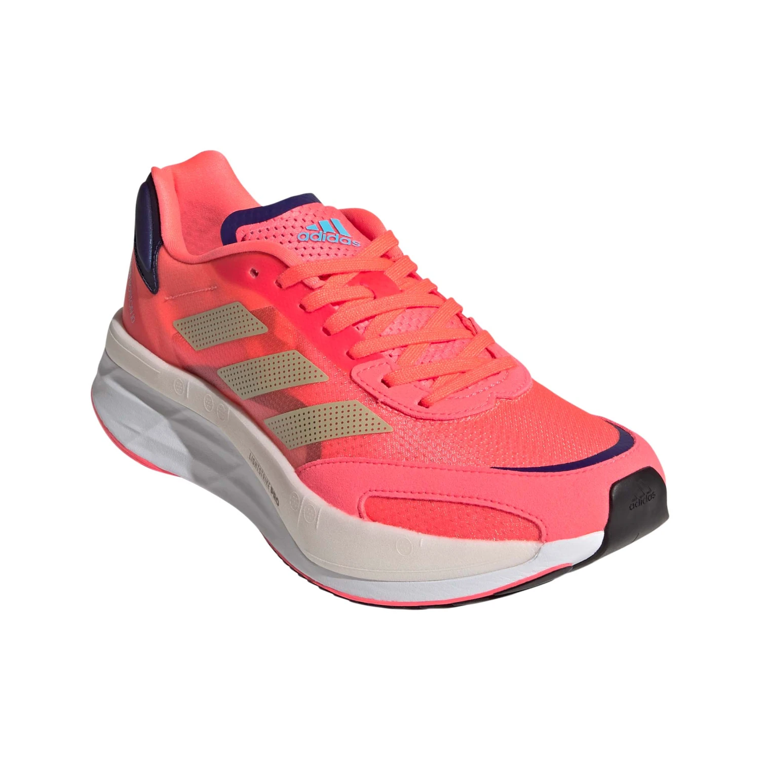 Adidas | Women's Adizero Boston 10 Running Shoes - Turbo 9 Adidas | Women's Adizero Boston 10 Running Shoes - Turbo - Image 7