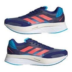 Adidas | Men's Adizero Boston 10 Running Shoes - Legacy Indigo -Nike Store GY0906 M Adidas AdizeroBoston10RunningShoes pair