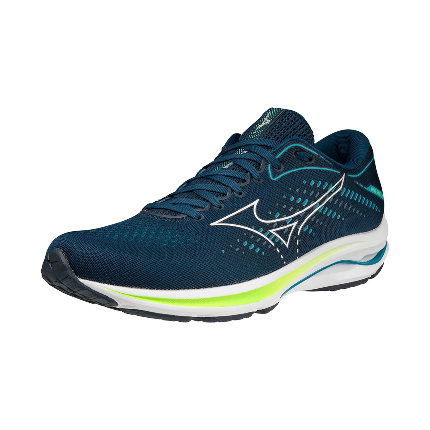 Mizuno | Men's Wave Rider 25 Running Shoes - Gibraltar Sea 4 Mizuno | Men's Wave Rider 25 Running Shoes - Gibraltar Sea - Image 2