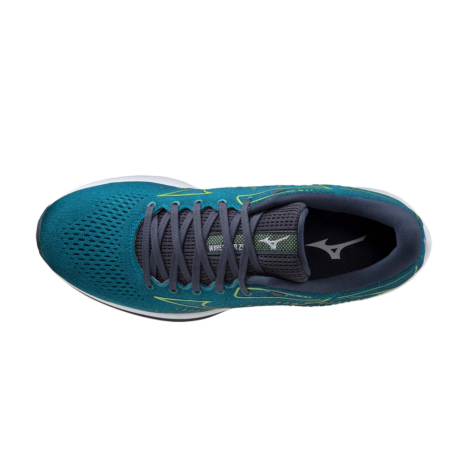 Mizuno | Men's Wave Rider 25 Running Shoes - Harbour Blue 7 Mizuno | Men's Wave Rider 25 Running Shoes - Harbour Blue - Image 5