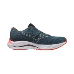 Mizuno | Men's Wave Rider 26 Running Shoes - Provincial Blue -Nike Store J1GC220351 M Mizuno WaveRider26 side2