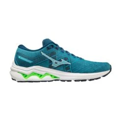 Mizuno | Men's Wave Inspire 18 Running Shoes - Algiers Blue -Nike Store J1GC224402 M Mizuno WaveInspire18 side