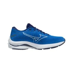 Mizuno | Women's Wave Rider 25 Running Shoes - Blue 10 Mizuno | Women's Wave Rider 25 Running Shoes - Blue -Nike Store J1GD210387 F Mizuno WaveRider25 side