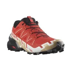 Salomon | Men's Speedcross 6 Running Shoes - Fiery Red -Nike Store L41738200 M Salomon Speedcross6 frontside
