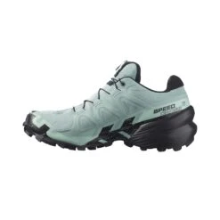 Salomon | Women's Speedcross 6 GTX Running Shoes - Aquifer -Nike Store L41743500 W Salomon Speedcross6GTX side2