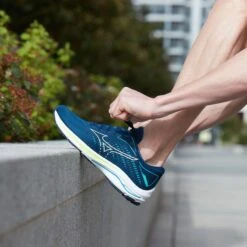Mizuno | Men's Wave Rider 25 Running Shoes - Gibraltar Sea 18 Mizuno | Men's Wave Rider 25 Running Shoes - Gibraltar Sea -Nike Store M Mizuno waverider lifestyle